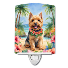 Load image into Gallery viewer, Norwich Terrier Luau Ceramic Night Light