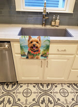 Load image into Gallery viewer, Norwich Terrier Luau Kitchen Towel