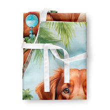 Load image into Gallery viewer, Nova Scotia Duck Tolling Retriever Luau Apron – Artist-Designed Kitchen, BBQ &amp; Craft Apron