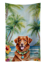 Load image into Gallery viewer, Nova Scotia Duck Tolling Retriever Luau Kitchen Towel