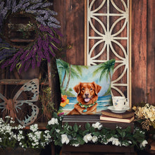 Load image into Gallery viewer, Nova Scotia Duck Tolling Retriever Luau Throw Pillow