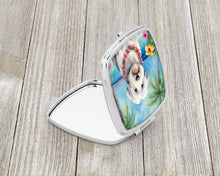 Load image into Gallery viewer, Old English Sheepdog Luau Compact Mirror – Stylish Purse Mirror with Artistic Covers