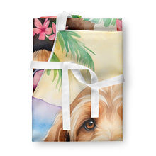 Load image into Gallery viewer, Otterhound Luau Apron – Artist-Designed Kitchen, BBQ &amp; Craft Apron