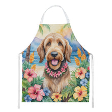 Load image into Gallery viewer, Otterhound Luau Apron – Artist-Designed Kitchen, BBQ &amp; Craft Apron