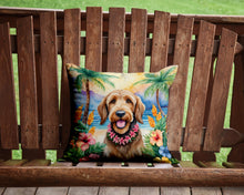Load image into Gallery viewer, Otterhound Luau Throw Pillow - 14x14 Decorative Pillow – Art for Your Home &amp; Patio