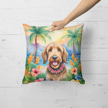 Load image into Gallery viewer, Otterhound Luau Throw Pillow