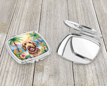 Load image into Gallery viewer, Otterhound Luau Compact Mirror – Stylish Purse Mirror with Artistic Covers