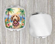 Load image into Gallery viewer, Otterhound Luau Compact Mirror – Stylish Purse Mirror with Artistic Covers