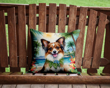 Load image into Gallery viewer, Papillon Luau Throw Pillow - 14x14 Decorative Pillow – Art for Your Home &amp; Patio