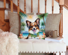 Load image into Gallery viewer, Papillon Luau Throw Pillow - 14x14 Decorative Pillow – Art for Your Home &amp; Patio