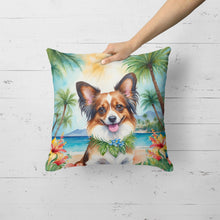 Load image into Gallery viewer, Papillon Luau Throw Pillow