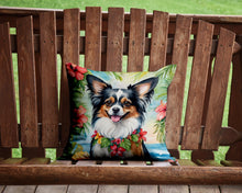 Load image into Gallery viewer, Papillon Luau Throw Pillow - 14x14 Decorative Pillow – Art for Your Home &amp; Patio
