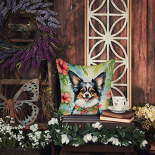 Load image into Gallery viewer, Papillon Luau Throw Pillow - 14x14 Decorative Pillow – Art for Your Home &amp; Patio
