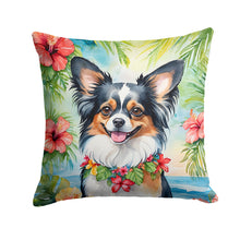 Load image into Gallery viewer, Papillon Luau Throw Pillow - 14x14 Decorative Pillow – Art for Your Home &amp; Patio