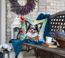Load image into Gallery viewer, Papillon Luau Throw Pillow