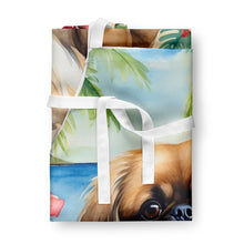 Load image into Gallery viewer, Pekingese Luau Apron – Artist-Designed Kitchen, BBQ &amp; Craft Apron