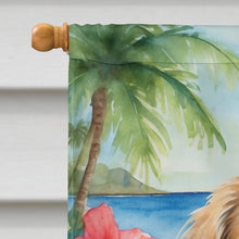 Load image into Gallery viewer, Pekingese Luau House Flag