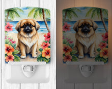 Load image into Gallery viewer, Pekingese Luau Ceramic Night Light