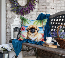 Load image into Gallery viewer, Pekingese Luau Throw Pillow
