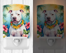 Load image into Gallery viewer, Pit Bull Terrier Luau Ceramic Night Light
