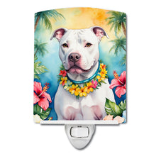 Load image into Gallery viewer, Pit Bull Terrier Luau Ceramic Night Light