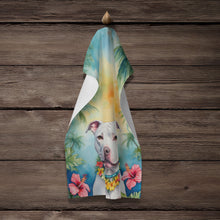 Load image into Gallery viewer, Pit Bull Terrier Luau Kitchen Towel