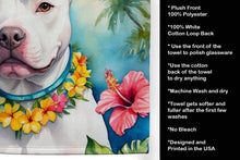 Load image into Gallery viewer, Pit Bull Terrier Luau Kitchen Towel