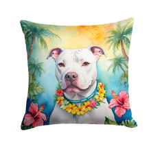 Load image into Gallery viewer, Pit Bull Terrier Luau Throw Pillow - 14x14 Decorative Pillow – Art for Your Home &amp; Patio