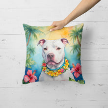 Load image into Gallery viewer, Pit Bull Terrier Luau Throw Pillow