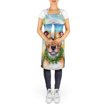 Load image into Gallery viewer, Pit Bull Terrier Luau Apron – Artist-Designed Kitchen, BBQ &amp; Craft Apron