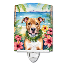 Load image into Gallery viewer, Pit Bull Terrier Luau Ceramic Night Light