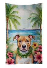 Load image into Gallery viewer, Pit Bull Terrier Luau Kitchen Towel