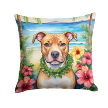 Load image into Gallery viewer, Pit Bull Terrier Luau Throw Pillow