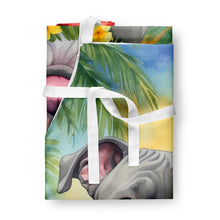 Load image into Gallery viewer, Pit Bull Terrier Luau Apron – Artist-Designed Kitchen, BBQ &amp; Craft Apron