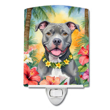 Load image into Gallery viewer, Pit Bull Terrier Luau Ceramic Night Light