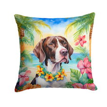 Load image into Gallery viewer, Pointer Luau Throw Pillow - 14x14 Decorative Pillow – Art for Your Home &amp; Patio