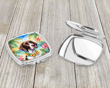 Load image into Gallery viewer, Pointer Luau Compact Mirror – Stylish Purse Mirror with Artistic Covers