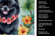 Load image into Gallery viewer, Pomeranian Luau Kitchen Towel