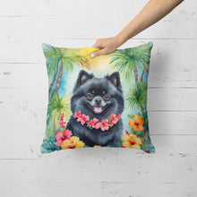 Load image into Gallery viewer, Pomeranian Luau Throw Pillow