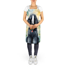 Load image into Gallery viewer, Black Poodle Luau Apron – Artist-Designed Kitchen, BBQ &amp; Craft Apron