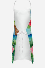 Load image into Gallery viewer, Black Pug Luau Apron – Artist-Designed Kitchen, BBQ &amp; Craft Apron