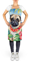 Load image into Gallery viewer, Pug Luau Apron – Artist-Designed Kitchen, BBQ &amp; Craft Apron