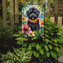 Load image into Gallery viewer, Puli Luau Garden Flag – Tropical Dog Decor with Hibiscus &amp; Palm Leaves