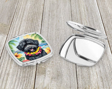 Load image into Gallery viewer, Puli Luau Compact Mirror – Stylish Purse Mirror with Artistic Covers