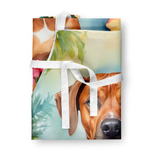 Load image into Gallery viewer, Rhodesian Ridgeback Luau Apron – Artist-Designed Kitchen, BBQ &amp; Craft Apron