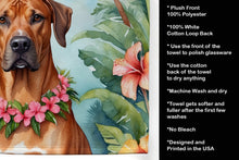 Load image into Gallery viewer, Rhodesian Ridgeback Luau Kitchen Towel