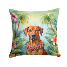 Load image into Gallery viewer, Rhodesian Ridgeback Luau Throw Pillow