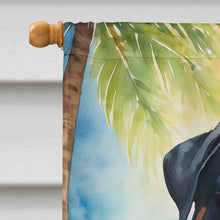 Load image into Gallery viewer, Rottweiler Luau House Flag