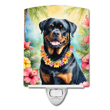 Load image into Gallery viewer, Rottweiler Luau Ceramic Night Light