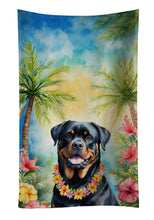 Load image into Gallery viewer, Rottweiler Luau Kitchen Towel